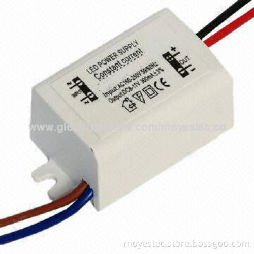 12V 300mA LED Power Supply for Photoelectric Products, High-efficiency, CE Mark